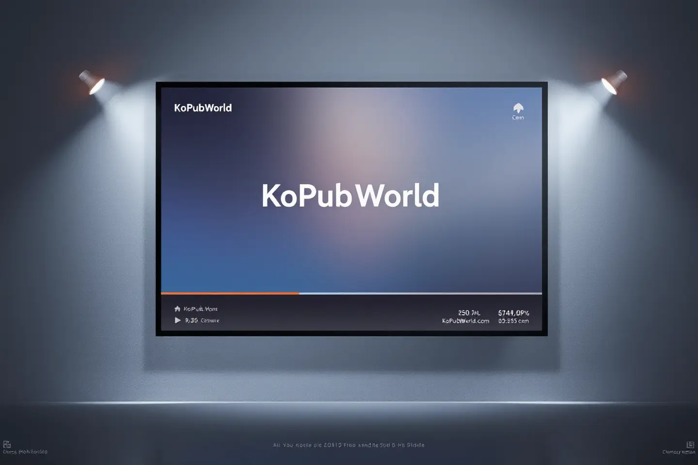 신뢰감 주는 KoPubWorld 바탕체 PPT 적용 화면