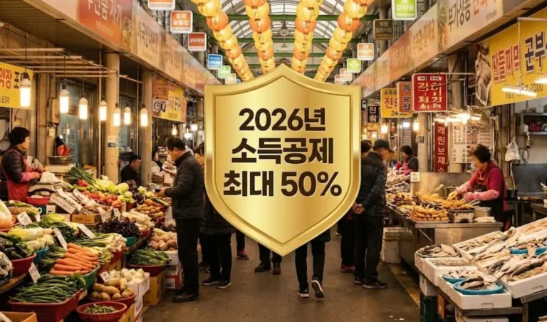 2026년부터 확대된 전통시장 & 대중교통 공제 혜택 총정리 (생활 절세 가이드)