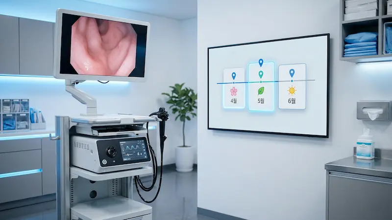 40대 50대를 위한 위암, 대장암, 유방암 필수 2026년 국가건강검진 예약 일정표와 내시경 장비