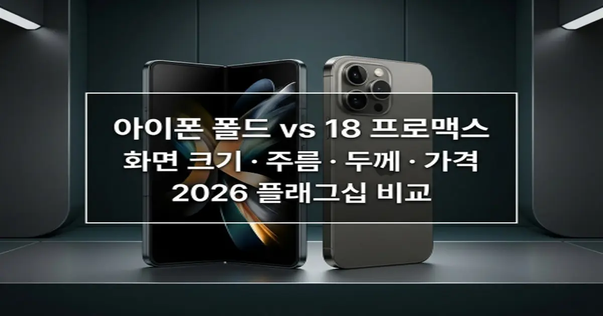 iphone fold vs 18 promax compare