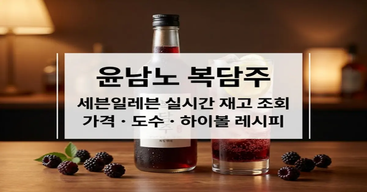 yoon namno bokdamju stock guide
